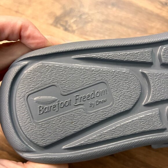 NEW Drew Gray Blue Women's Orthopedic Mary Jane Shoes Sz 8.5 - Picture 8 of 9